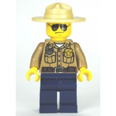 cty264 Forest Police - Dark Tan Shirt with Pockets